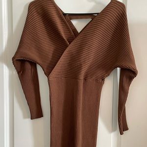 12th Tribe Mini Sweater Dress